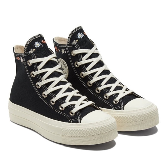 Converse Shoes - Converse Chuck Taylor All Star Lift Platform High 'Embroidered Floral - women’s